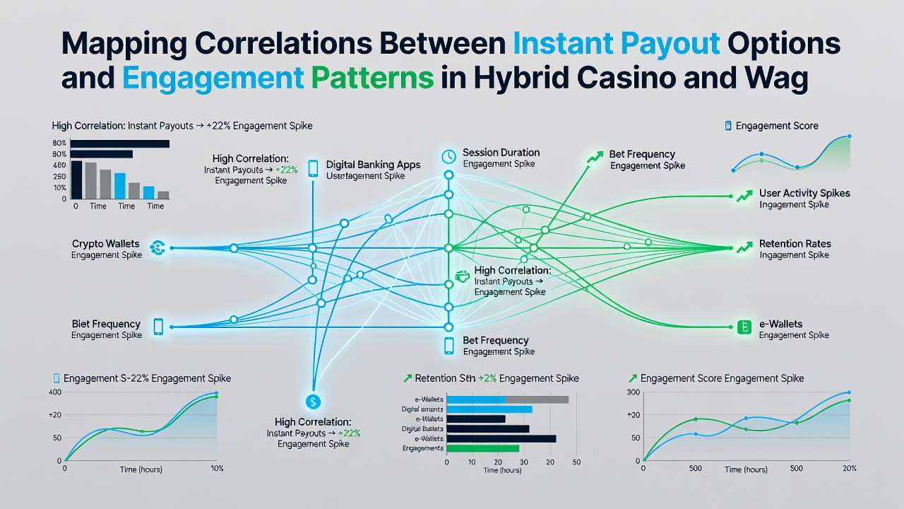 Grafik zu Engagement-Trends in hybriden Wett- und Casino-Applikationen